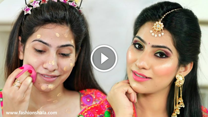 Navratri Garba Special Makeup Tutorial For Beginners
