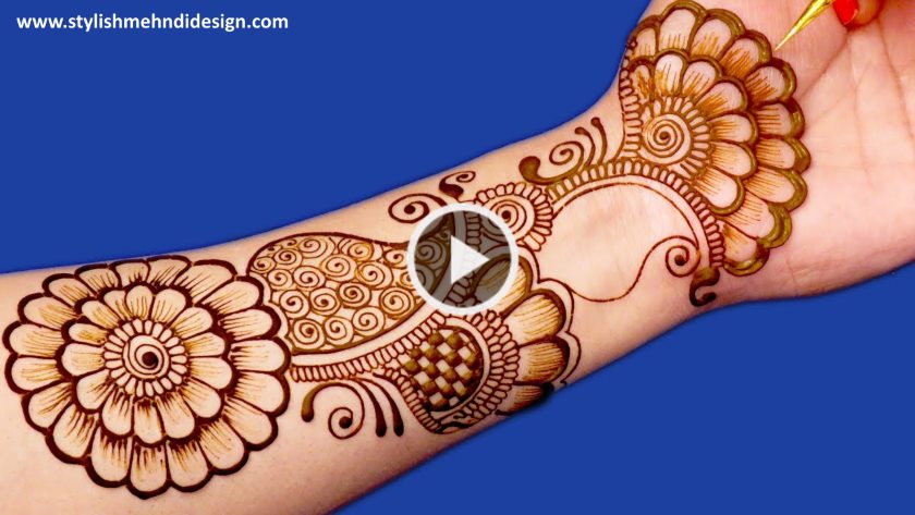 Step by Step Latest Mehndi Design For Hand 2020 # 1000 || Easy mehndi  Designs - YouTube