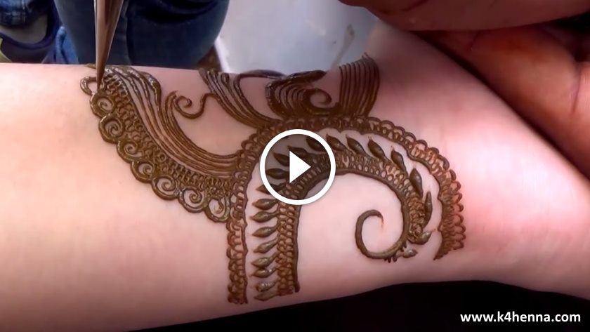 One Of The Best Arabian Henna Mehndi Design