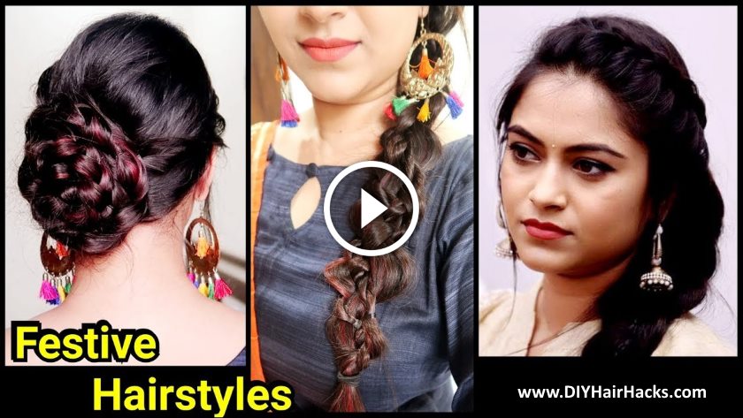 Super Easy Festive Hairstyles+Hair Care Tips