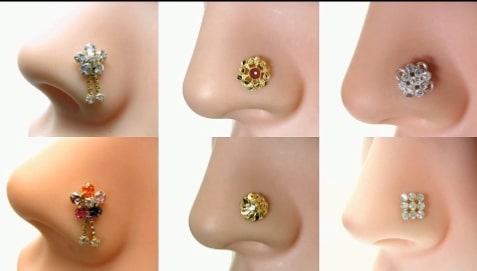 Top 20 Traditional Nose Pin Stud Design Collection Kurti Blouse