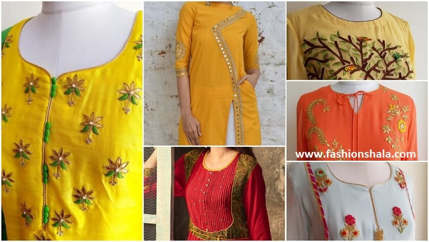 latest fashion in kurtis design in india featured