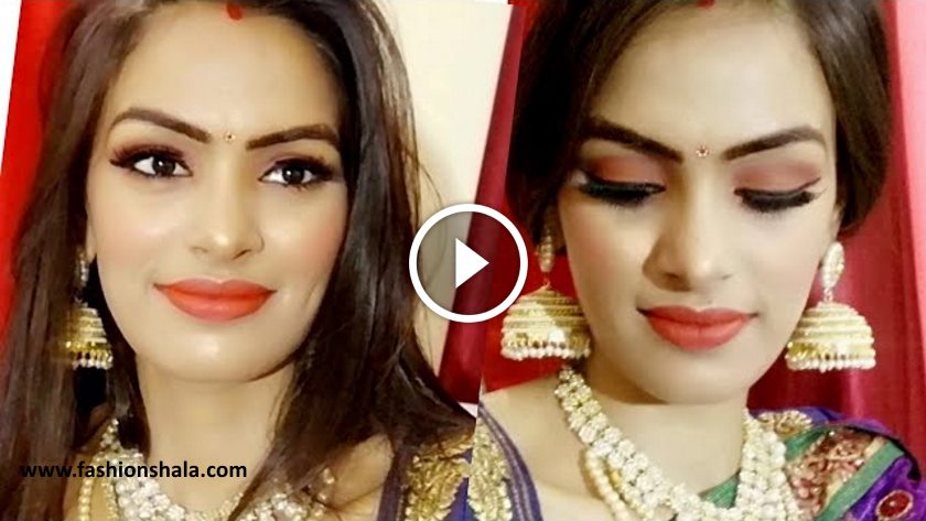 Diwali Makeup Ideas for newly Married Girls