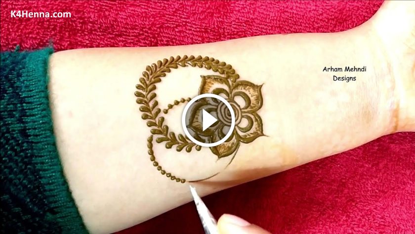 Beautiful and Easy Mehndi Design for Hand