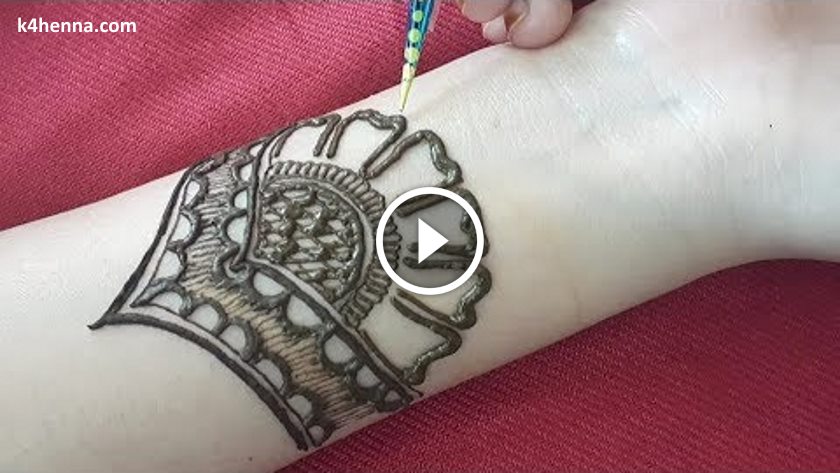 Easy Arabic Henna Mehndi Designs for Hand