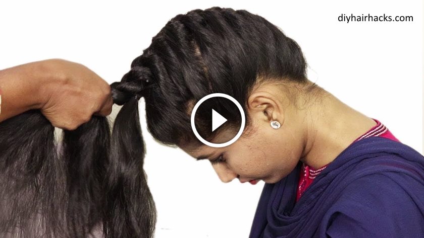 How to do French Braid Hairstyle Tutorial - Ethnic Fashion Inspirations!