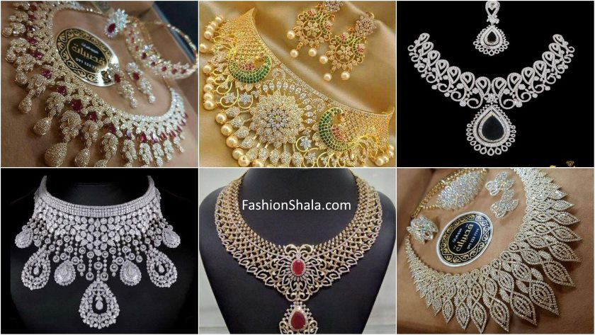 Indian Trending and Stylish Diamond Necklaces