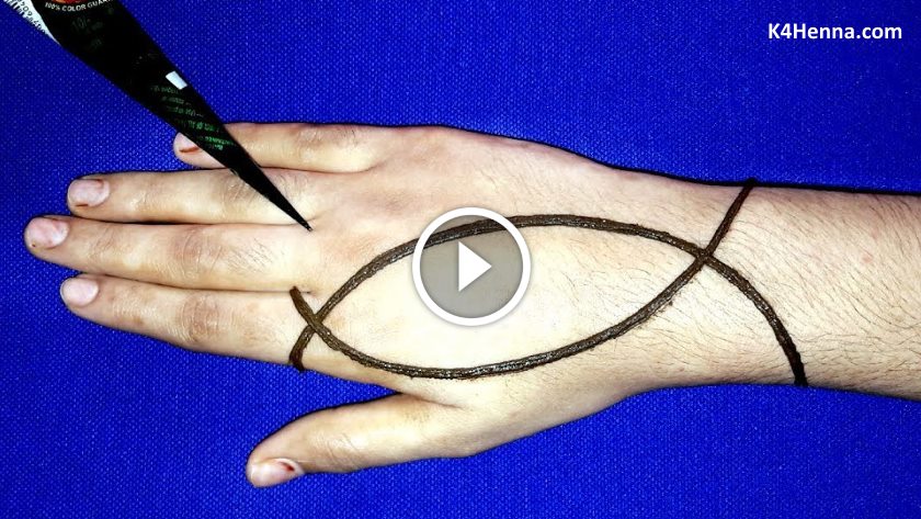 New Easy Mehndi Trick With Clip For Beginners
