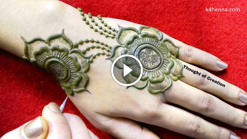 New Jewellery Mehndi Design for Hands