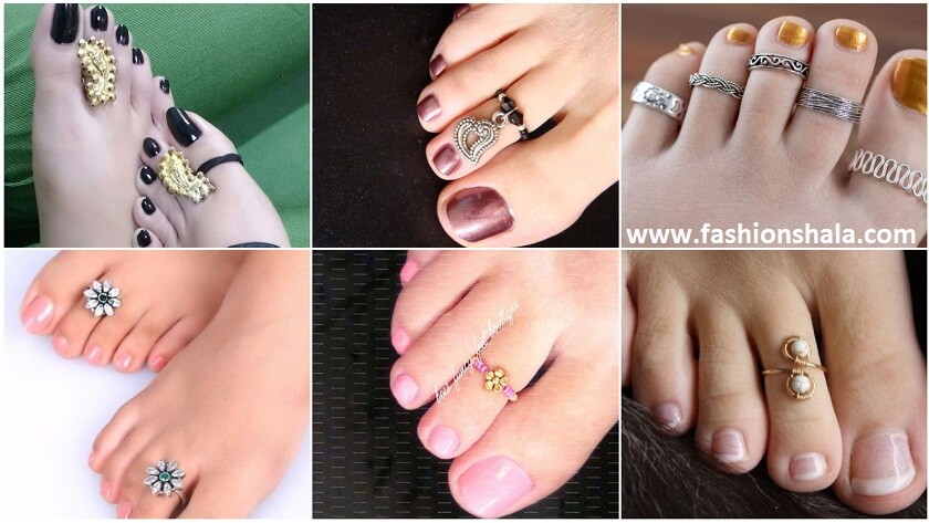 Stylish Gold Silver Toe Rings for Women