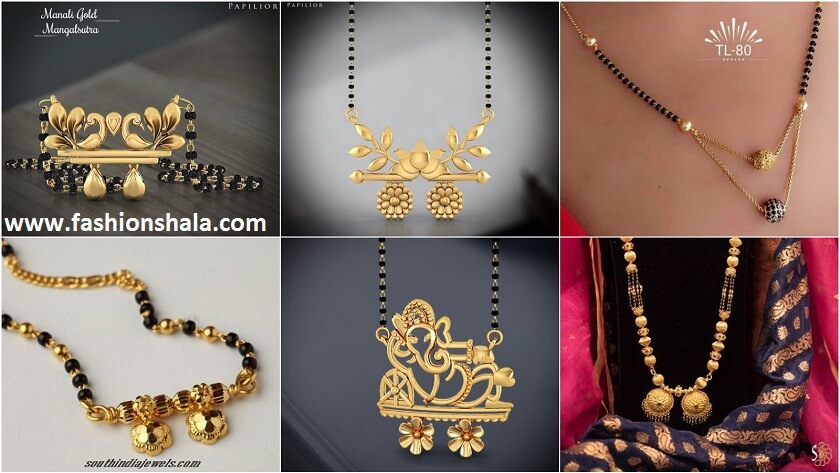 designer gold mangalsutra designs featured