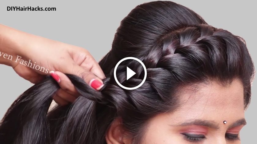 3 Easy Party Hairstyles For Long Hair - Ethnic Fashion Inspirations!