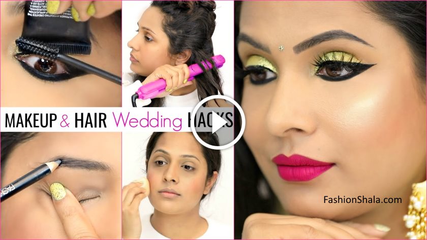 7 Time Saving Wedding Makeup & Hair Hacks