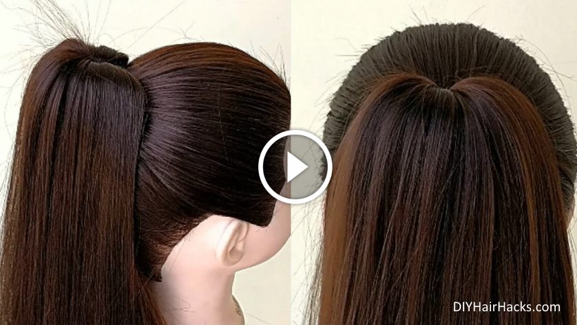 Beautiful Ponytail Hairstyle For Long Hair