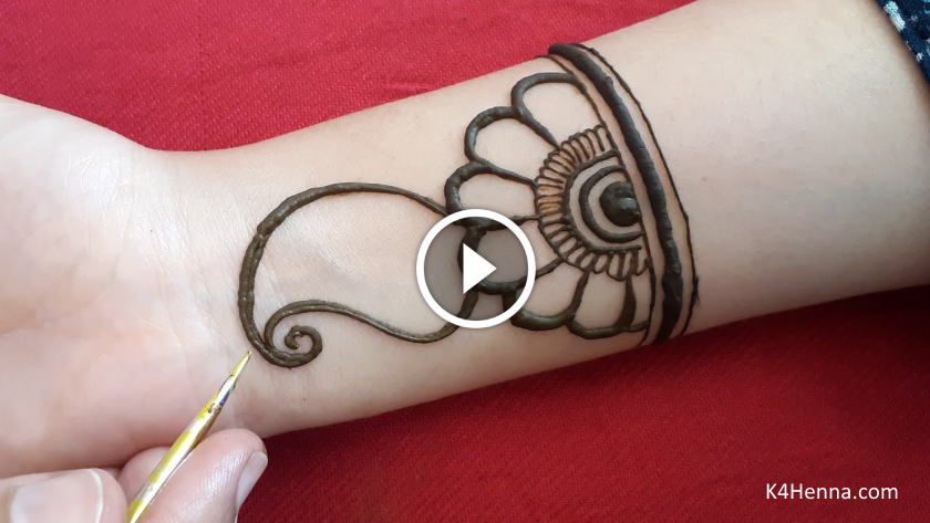 Full Hand Shaded Henna Mehndi Designs