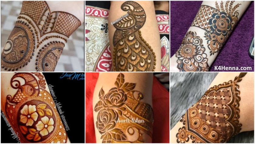 Stylish Mehndi Designs Bracelet Style
